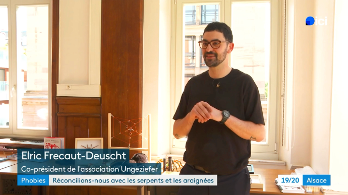 Extrait du reportage de France 3 Alsace pour le journal télévisé Ici 19/20